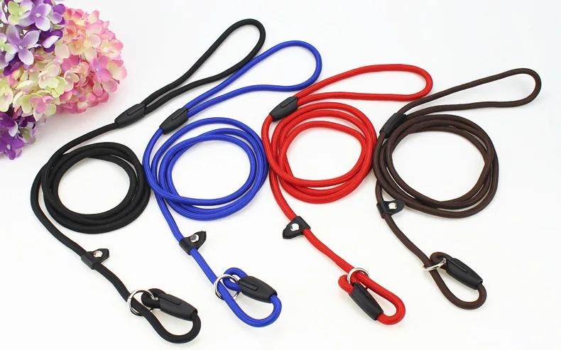 Strong Nylon Pet Puppy Dog Lead Leash Harness Collar Traction Rope Strap 1.5-6TC 
