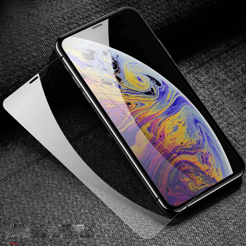 USAMS for iphone xs max screen protector edge 0.15mm 9H Full CoverTempered Glass Screen iPhone XR film | Мобильные телефоны и