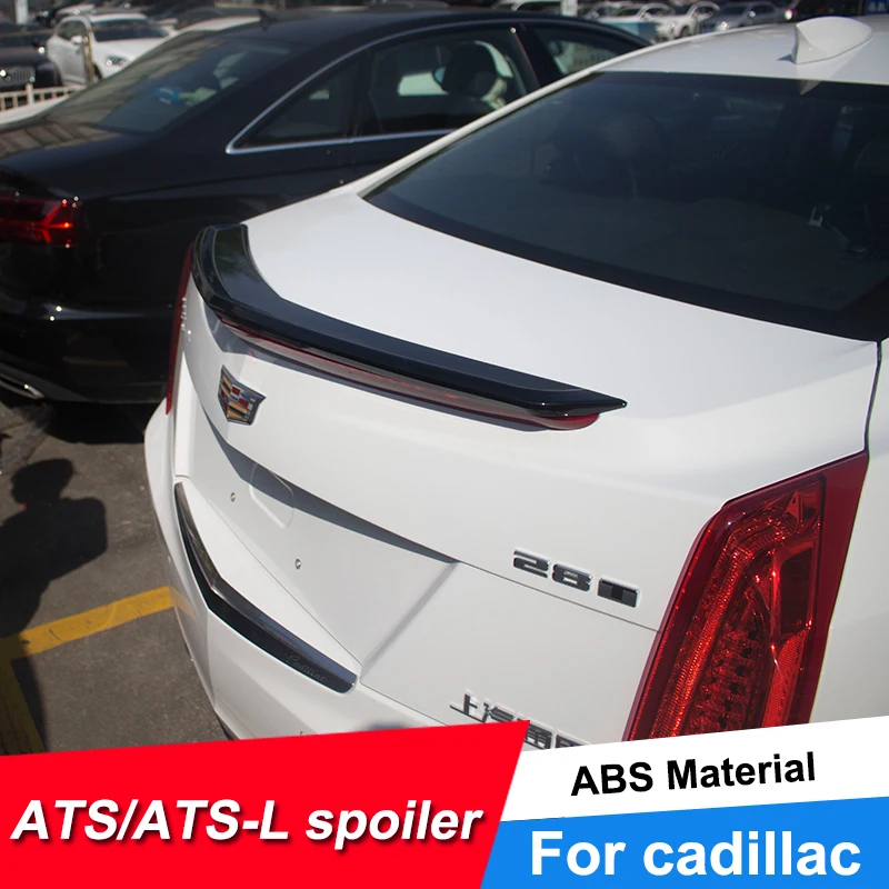 JNCFORURC задний багажник крышка автомобиля Спойлер для Cadillac ATS L седан 4D ABS пластик