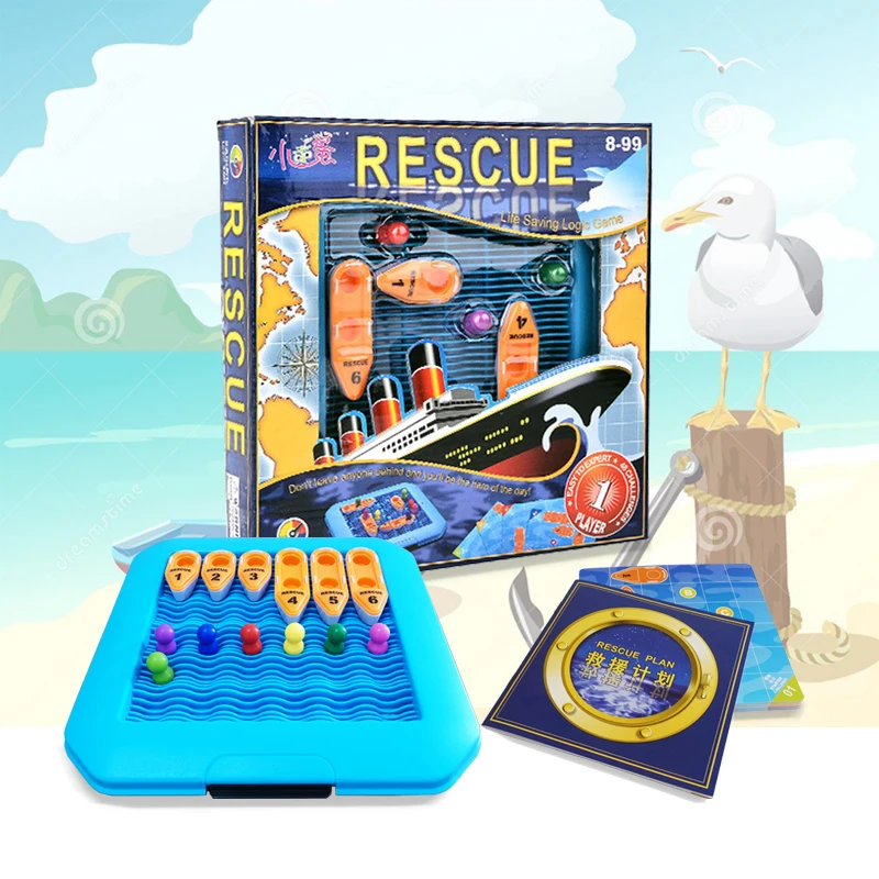 

Family Brain Game Montessori Educational Toys Improve Children's Logical Thinking Ability Training Kids Hands-on Ability Rescue