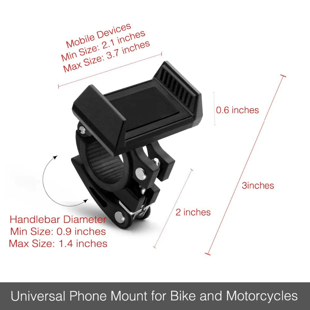 Крепление для телефона и мотоцикла держатель для сотового телефона 2-го поколения для iPhone samsung Galaxy gps Горный Дорожный велосипед