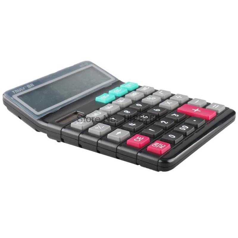 2018 أعلى وصفت حقا 870-12 حجم كبير مكتب حاسبة 12 أرقام شاشة عرض كبيرة