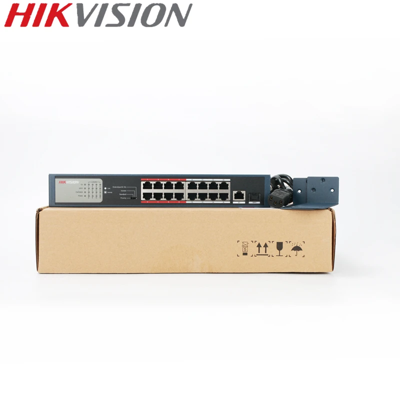  Hikvision DS-3E0318P-E/M PoE Switch 16 Ports 10/100 Mbps PoE Ports +1 Uplink 1000M Ports For 16CH N - 32984930953