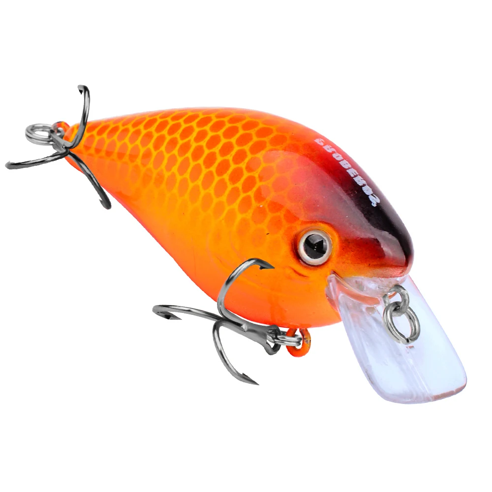 

New 1pc Plastic 6 color Fishing lure Exported to Japan 3"-7.6cm Fishing Bait 12.75g Crankbait fishing tackle 8# Hook With Box