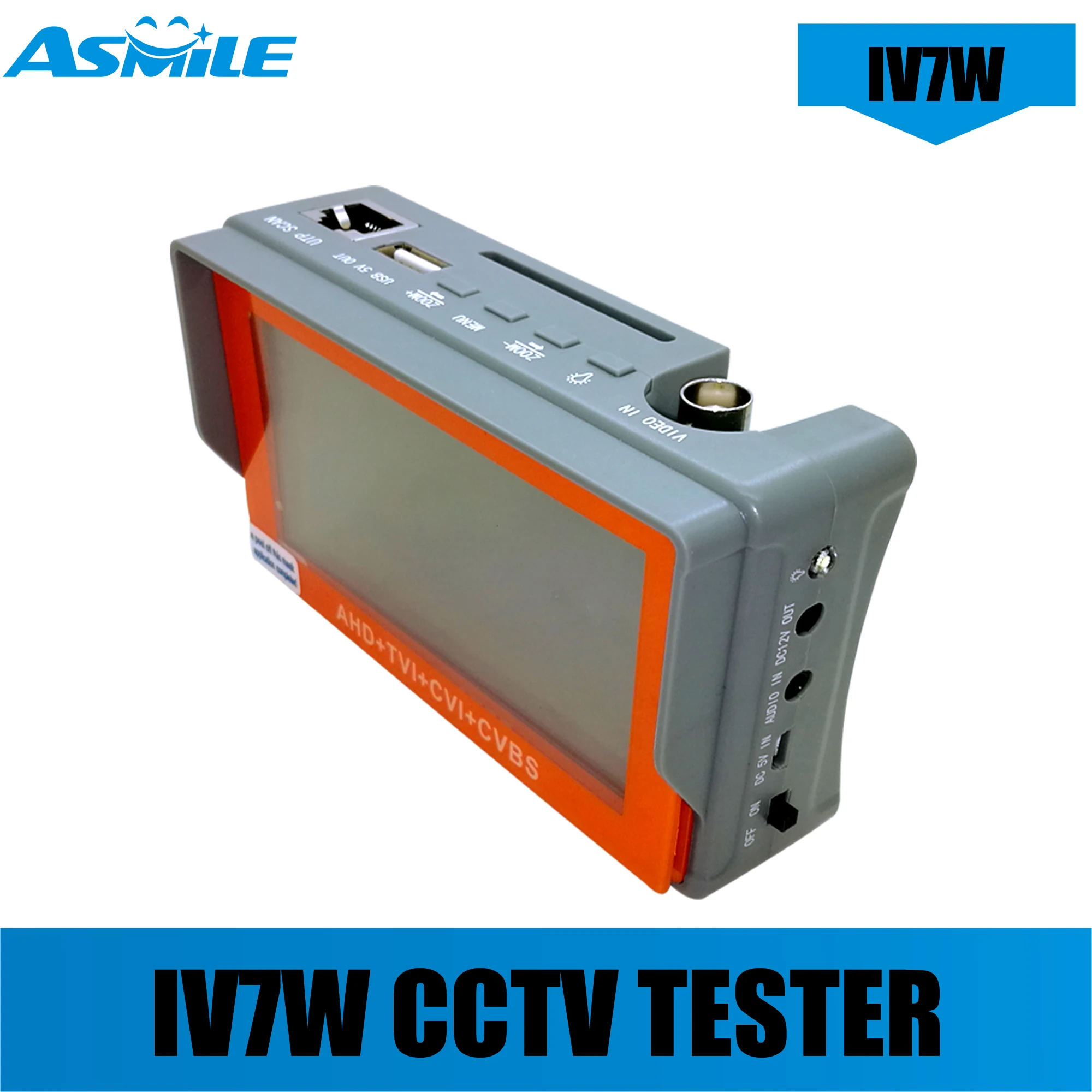 4 в 1 Тестер pro 5MP AHD CVI TVI CVBS тестирование системы видеонаблюдения для контроля уровня сахара в крови с 4,3 дюймов Экран 5V2A 12v1A