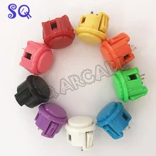 10 x OEM 30 мм кнопки заменить для аркадного копирования Sanwa Кнопка Mame KOF игры части 10 цветов