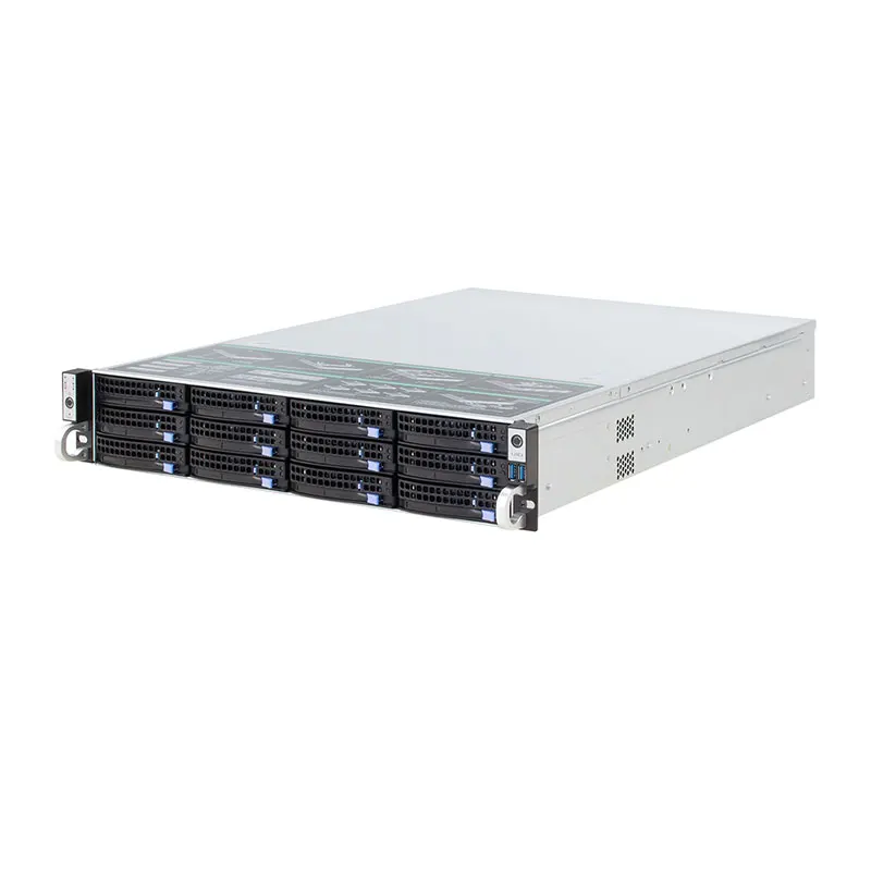 2U стойку горячей замены шасси 19 дюймов 12 отсеков для накопителей IPFS сервер хранения антистатические S256-12 6 ГБ SATA backplane 560 мм