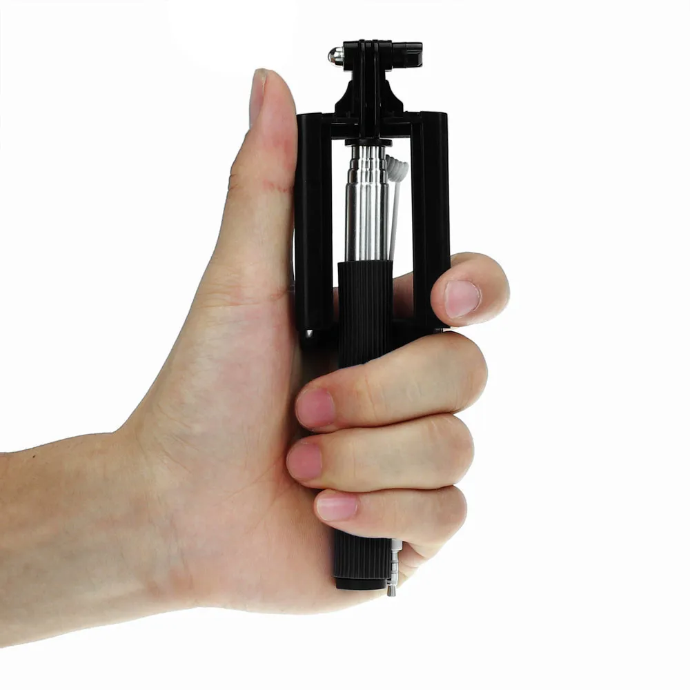 Mini Extendable Handheld Fold Self-portrait Stick Holder Monopod selfie stick palo selfie bastone selfie stick Feb *30
