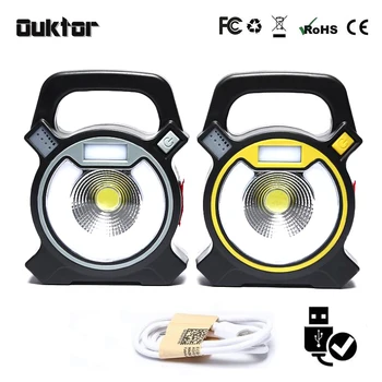 

New COB Led Flashlight USB Rechargeable Flash Lamp 4000LM Led Work Light Waterproof Camping Light Repair Lamp