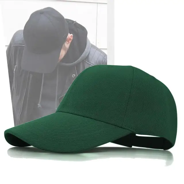 Deep Green Adult Unisex Casual Baseball Caps fashion Snapback hats for