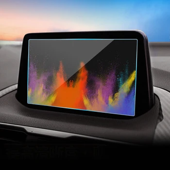 

For Mazda 3 Axela 2017 2018 GPS Navigation Screen Steel material Protective Film LCD Screen Film Sticker accessories Car styling
