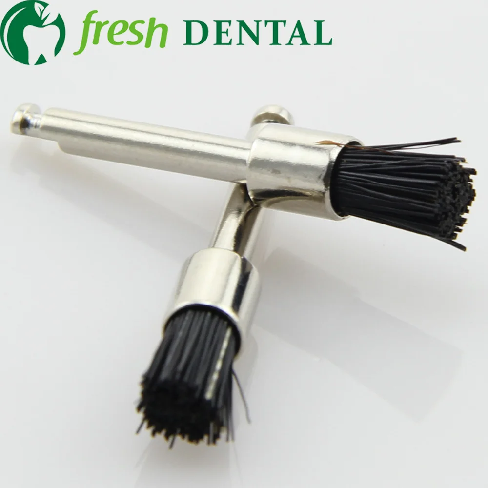1000PCS Dental polish prophy brush Latch style flat Prophylaxis brush
