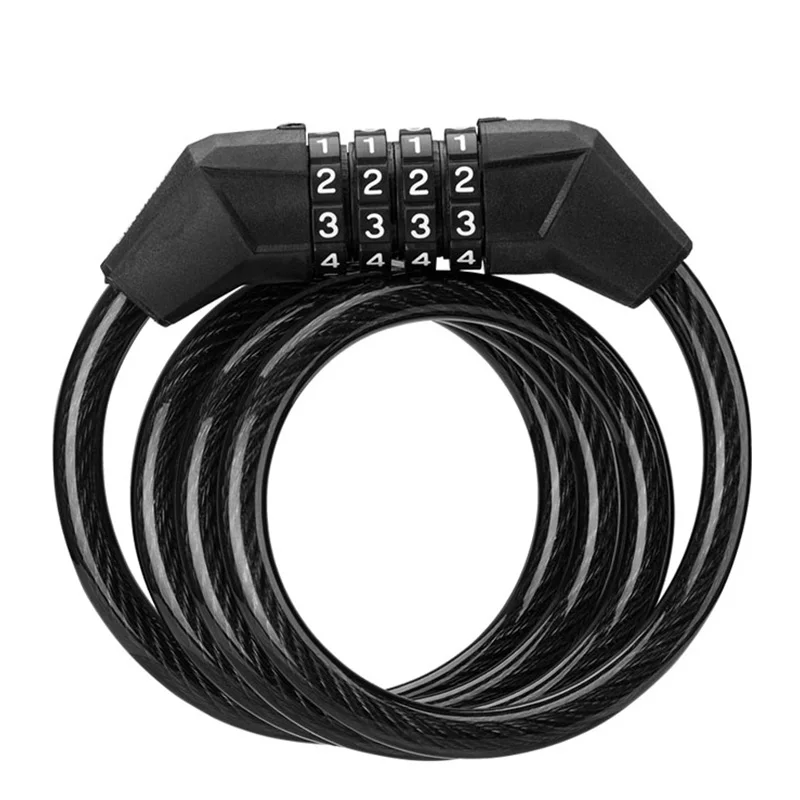 Mini combination lock motorcycle helmet lock stroller lock steel wire lock stroller bicycle combination lock