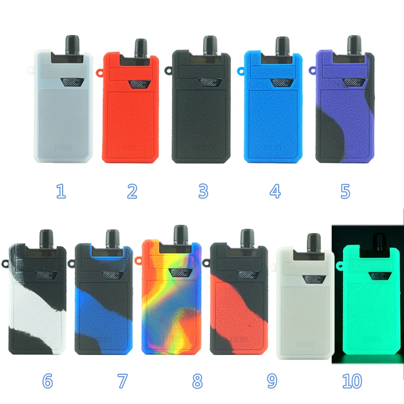 

20pcs Geekvape frenzy pod system kit Protective Silicone Texture Case Skin Sleeve Cover Shield Wrap for Geek vape Frenzy