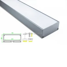 10 компл./лот U Тип анодированным серебром светодиодный алюминиевый профиль экструдированный алюминиевый светодиодный профиль светодиодный канал корпус для подвешивания лампы
