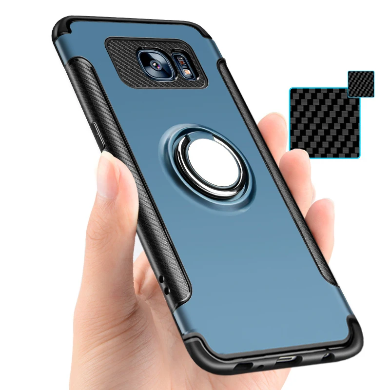 

phone case For Samsung Galaxy S7 Edge S8 Plus J3 2016 J2 J7 J5 Prime 2017 2016 Pro note 8 holder Ring Stand Armor hard Cover