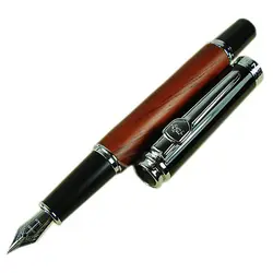 Jinhao 8802 Вуди Средний Перьевая ручка-красный + черный