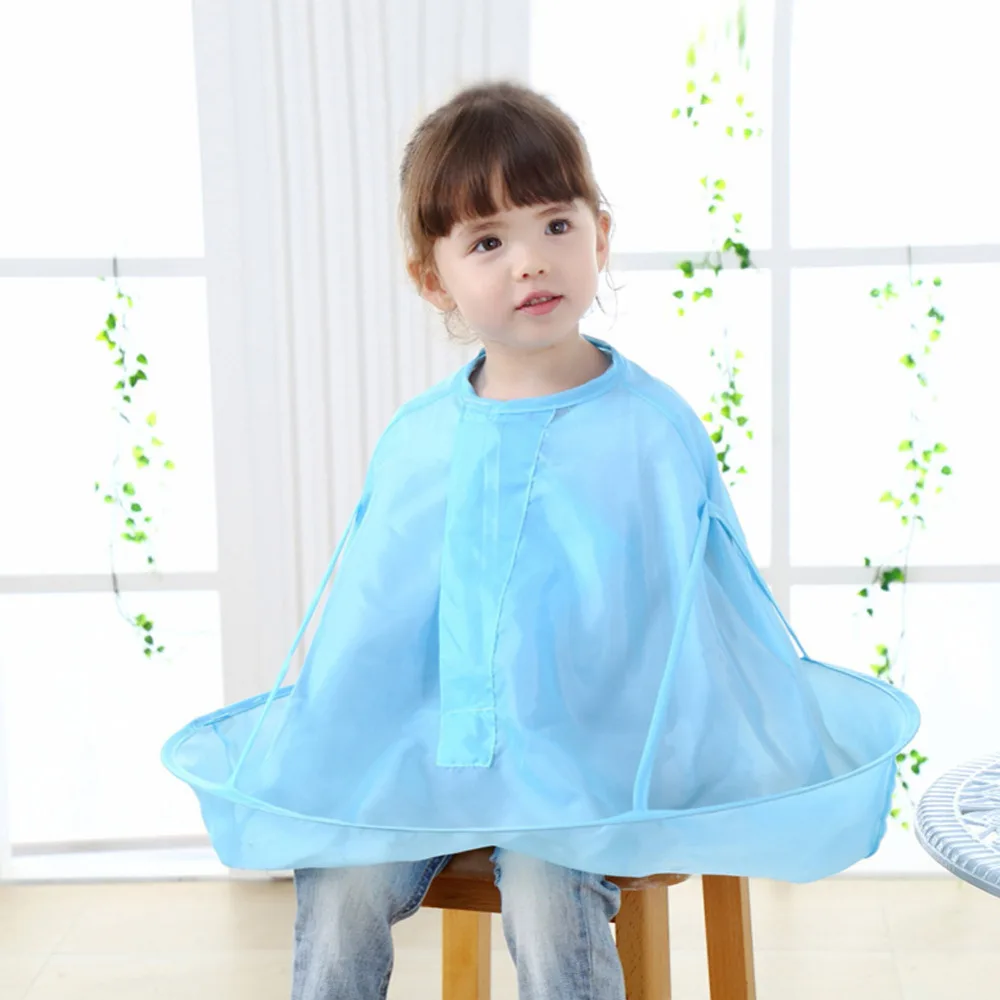 Детская Парикмахерская накидка для стрижки волос, фартук, плащ, одежда из водонепроницаемого материала, fr024