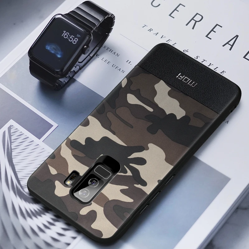Оригинальный чехол MOFi S9 + для Samsung Plus задняя крышка камуфляжный узор ударопрочный