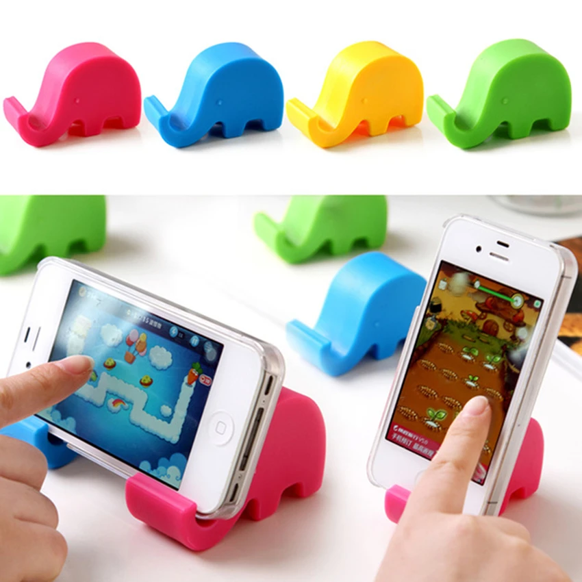 

Universal Mini Elephant Phone Holder For iPhone Samsung Table Desk Mount Stand Phone Holder for Mobile Phone Tablet iPad Bracket