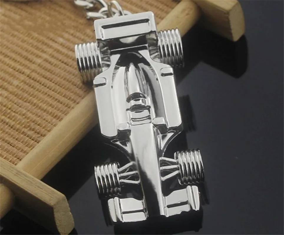 2018 Fashion Formula 1 Racing Car Car Styling keychain keyring key chain ring For VW Golf Renault Klod Skoda Octavia Ferrari