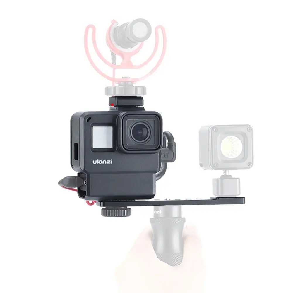 Для Ulanzi V2 Pro Спортивная камера клетка для GoPro Горячий башмак оболочка Расширения