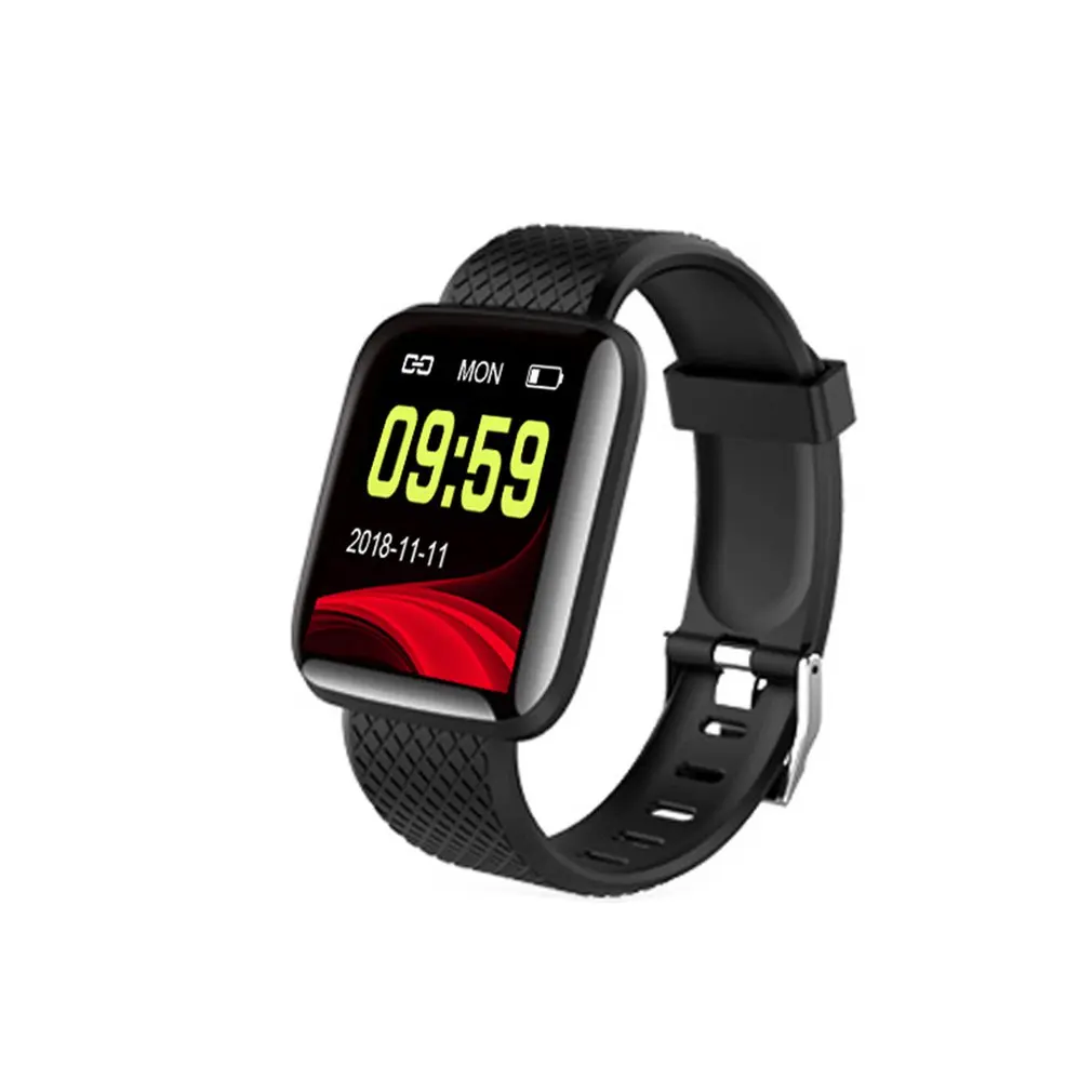 

116 plus Heart Rate Monitor Pedometer Smart Band Smart Bracelet Blood Pressure Measurement Waterproof Fitness Tracker Watch