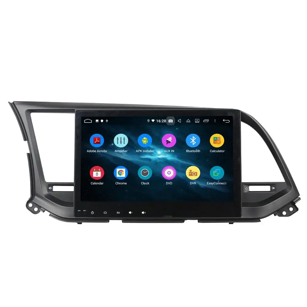Cheap DSP 4GB RAM Octa Core 10.1" Android 9.0 Car Audio dvd Player for Hyundai Elantra 2016 RDS Radio GPS Bluetooth 4.2 WIFI 1