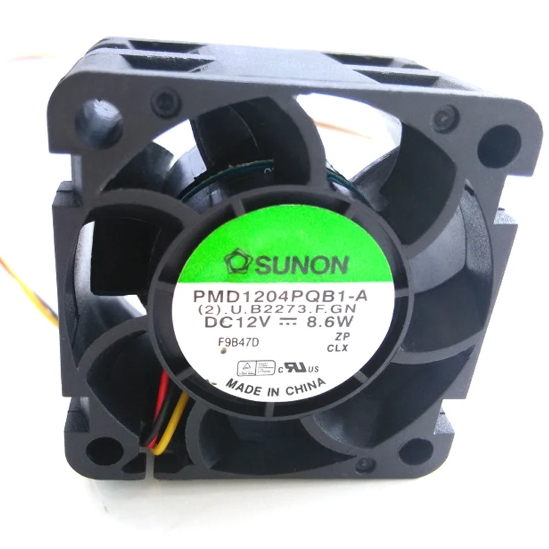 Осевой охлаждающий вентилятор для Sunon PMD1204PQB1-A 4028 8 6 Вт 12 В 3P | Компьютеры и офис