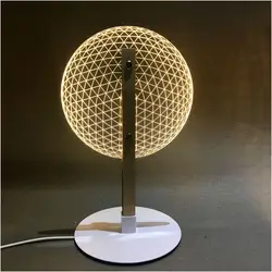HZFCEW 3D эффект цветение настольная лампа для чтения Новинка светодиодный ночник с 3D оптические светящиеся абажуры Рождественский подарок