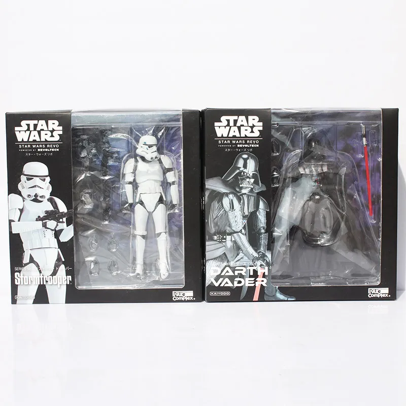 

2pcs/lot 18cm Figure Darth Vader Stormtrooper PVC Action Figures Collectible Model Toy