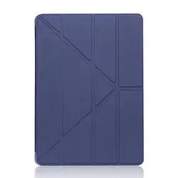 Ультра тонкий дизайнер планшетный искусственная кожа Смарт чехол для iPad 6/Air 2 шелк трансформаторы для iPad6 Air 2 таблетки