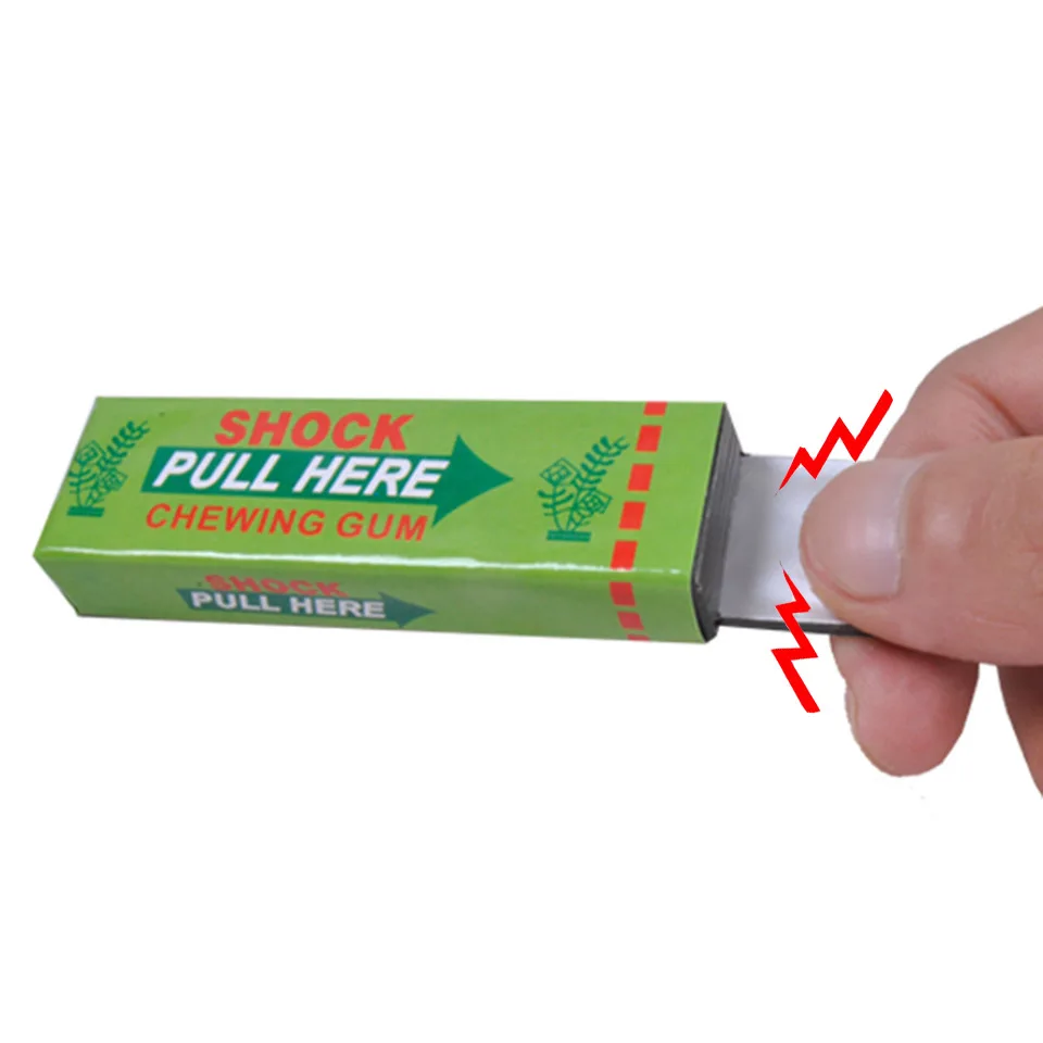 

1Pcs Electric Shock Toys Simulation Chewing Gum Shocker Safety Aniti-stress Funny Toy Gags & Practical Jokes Gifts