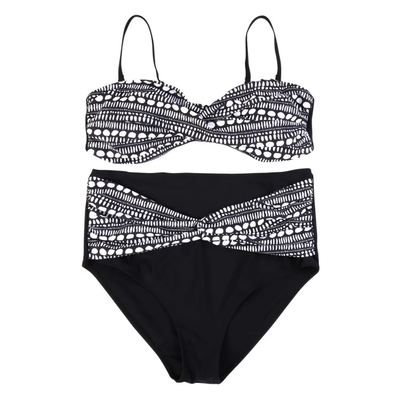 

Women Bikinis Swimwear High Waist Dot Bikinis Set Swimsuit Bathing Suit
