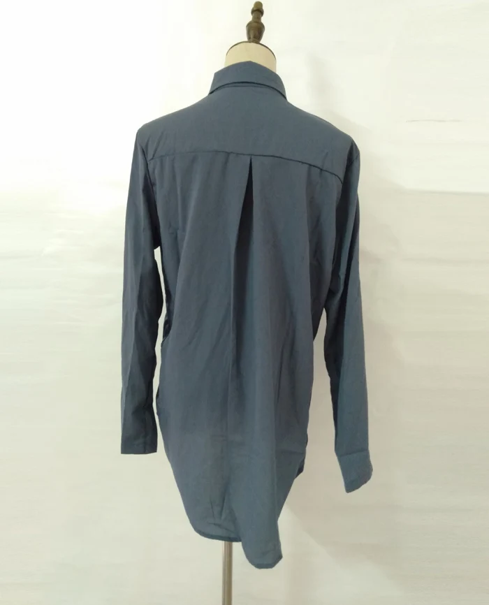 Ladies White Long Sleeve Chiffon Shirt Black Long Tops Women New Turn Down Collar Shirt Blouse Button Office Workwear Shirts Top 25