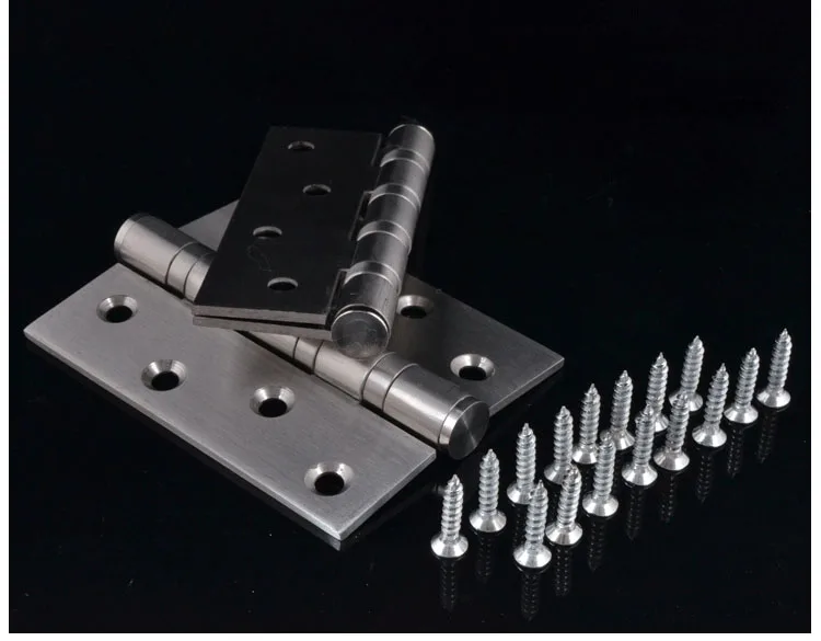 4 ''سمك 1.6 ملليمتر تزيين المنزل المقاوم للصدأ الباب المفصلي للطي والأثاث خزانة الباب المفصلي الأبواب مفتوحة