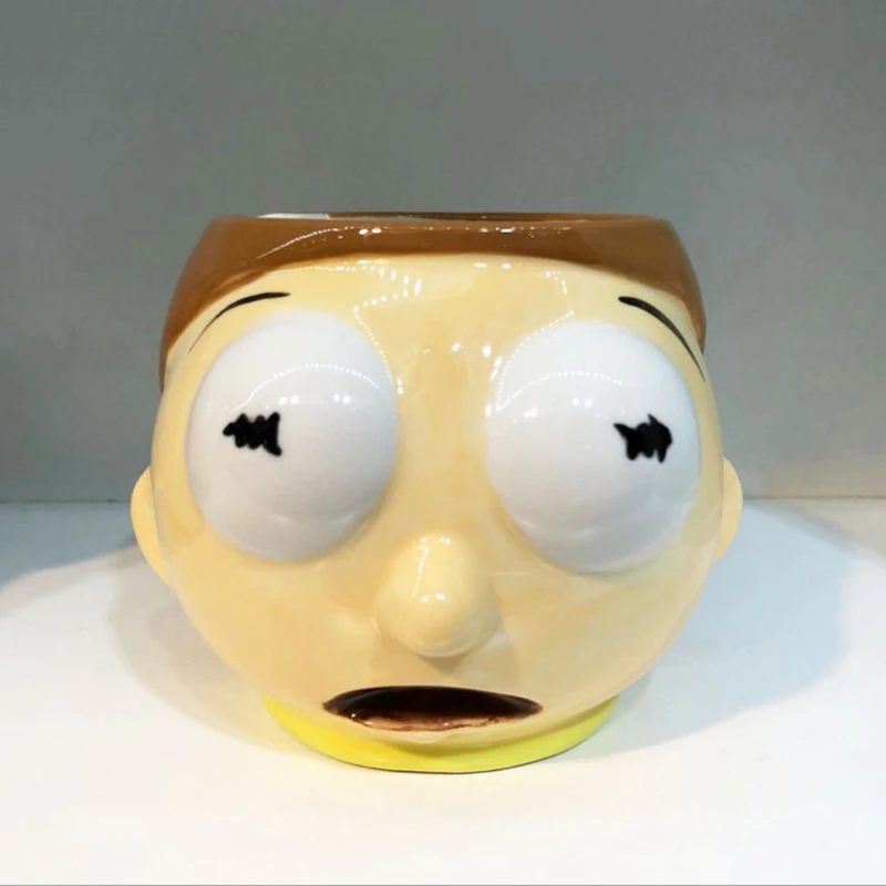 Rick and Morty 3D креативная мультяшная кружка большой объем для воды чашка керамическая кофейная кружка Детская кружка для молока на завтрак забавные напитки Кружка