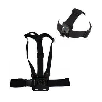 

HFES Head Harness Strap Mount & Chest Mount Belt Strap for Gopro HD Hero Hero 1 2 and Hero 3 cameras Adjustable
