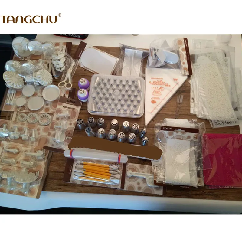 TANGCHU New 300pcs set Kitchen Cake Decoration Baking Molds as DIY Chocolate Homemade Sweet Cake Tools