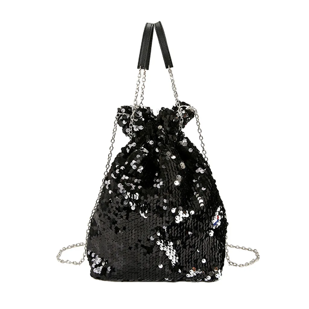 

Bags For Women 2019 Fashion Wild Simple Messenger Bag For Girls Sequins Chain Colorful Princess Bling Crossbody Bag K524