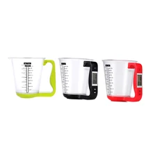 

Digital Measuring Cup and Scale Temperature Volume Measurement Detachable Mixing Bowl Kitchen Food Weight Tool with LCD Display