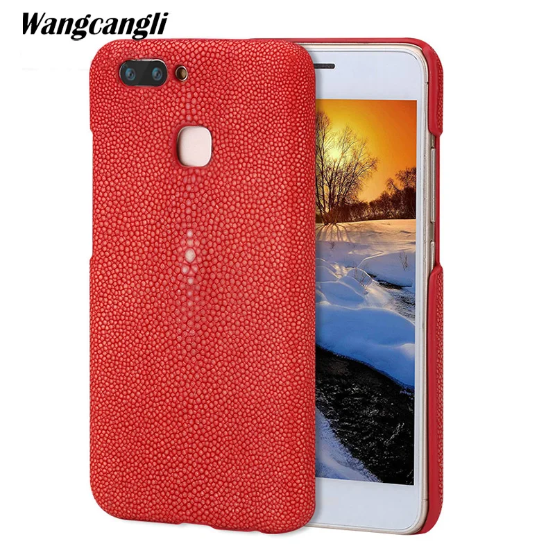 Wangcangli пользовательские pearl кожаный чехол для телефона естественных X20 Жемчуг