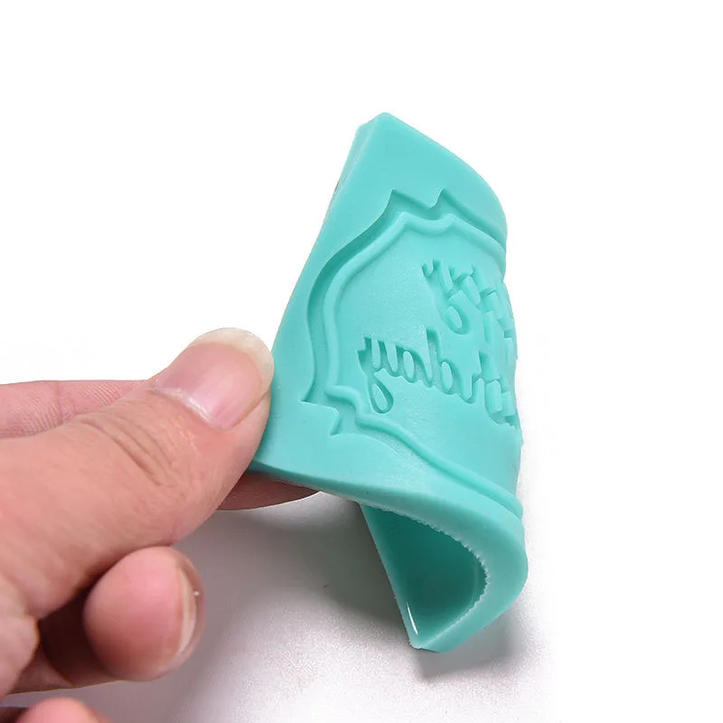 Happy Birthday Silicone 3D  Letters Numers Mold For Ice Jelly Chocolate Mold Birthday Cake Decorating Tool Mould