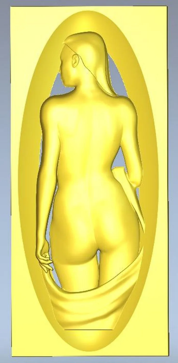 3d model relief for cnc in STL file format ladyX nude girls/women --22 photo