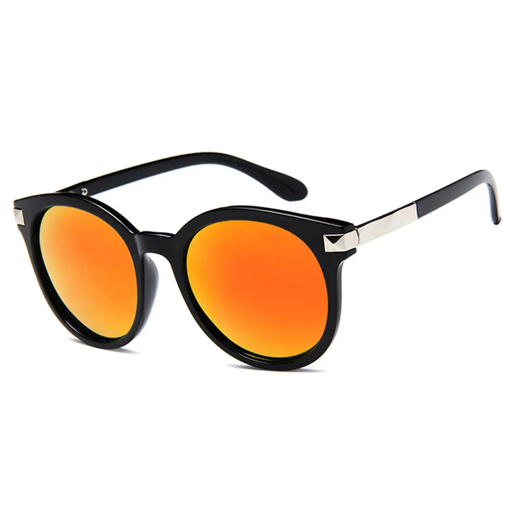 Female Colorful Reflective Sun Glasses Korean Style Sunglasses Mercury Eyewear Brand Design Oval Lens Cat Frame Glasses UV400 Female Colorful Reflective Sun Glasses Korean Style Sunglasses Mercury Eyewear Brand Design Oval Lens Cat Frame Glasses UV400