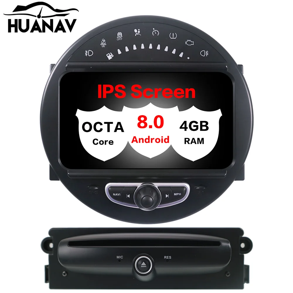 

Android 9.0 Car DVD player GPS Glonass Navigation For BMW mini Cooper 2005-2013 Car Auto Stereo multimedia player head unit tape
