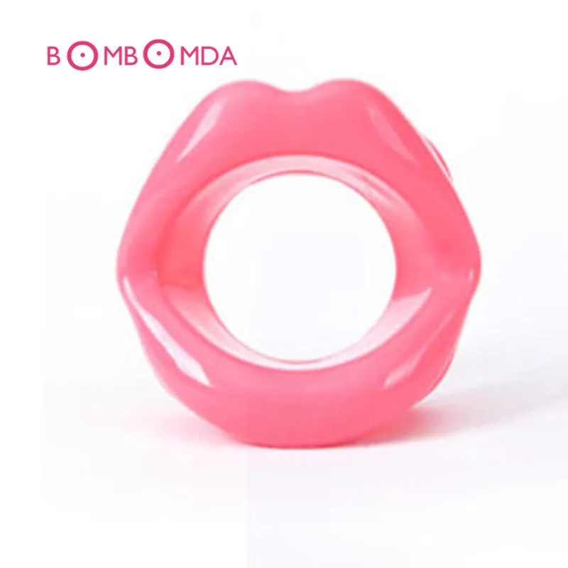 Sexy Lips Rubber Blowjob Gag Open Fixation Mouth Stuffed Oral Sex Gag For Women Adult Couples 