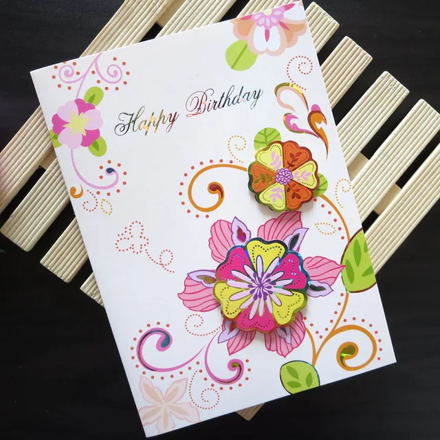 three dimensional handmade birthday card birthday greeting card gift cards birthday