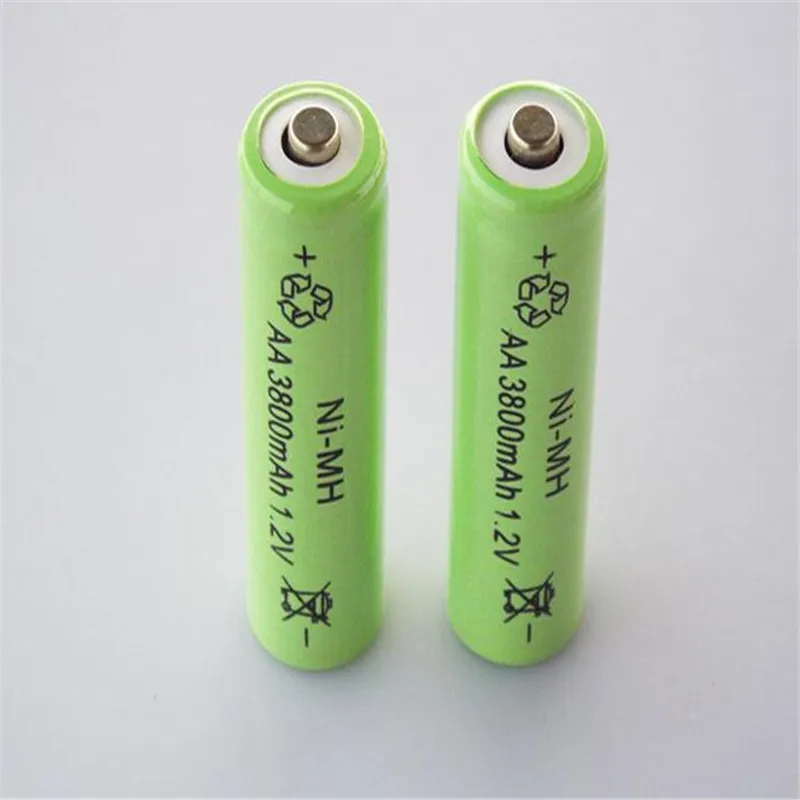 4 шт 3800mAh Ni-MH AA батареи Ni-MH 1,2 V нейтральные AA Аккумуляторы