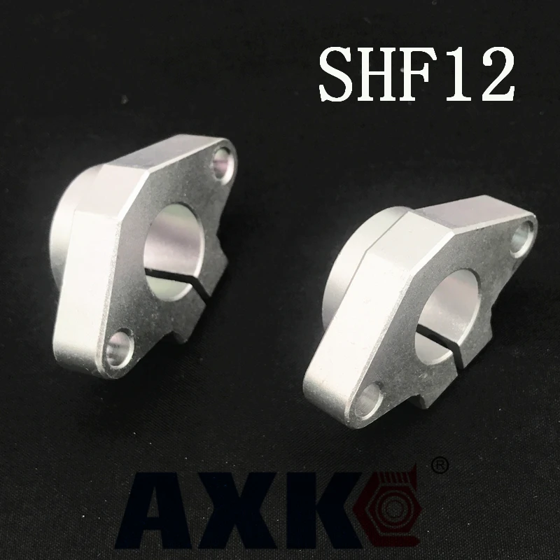 Настоящий Axk Cnc маршрутизатор части 4 шт Shf12 12 мм вал поддержки линейной рельсы Cnc маршрутизатор Xyz